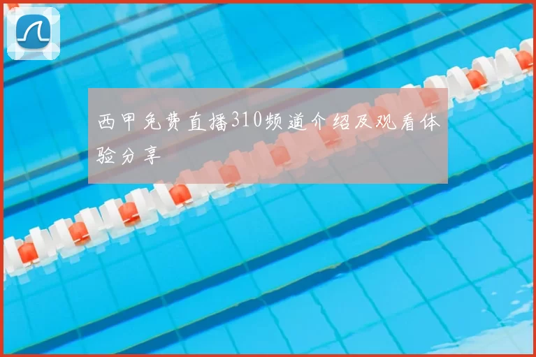 西甲免费直播310频道介绍及观看体验分享